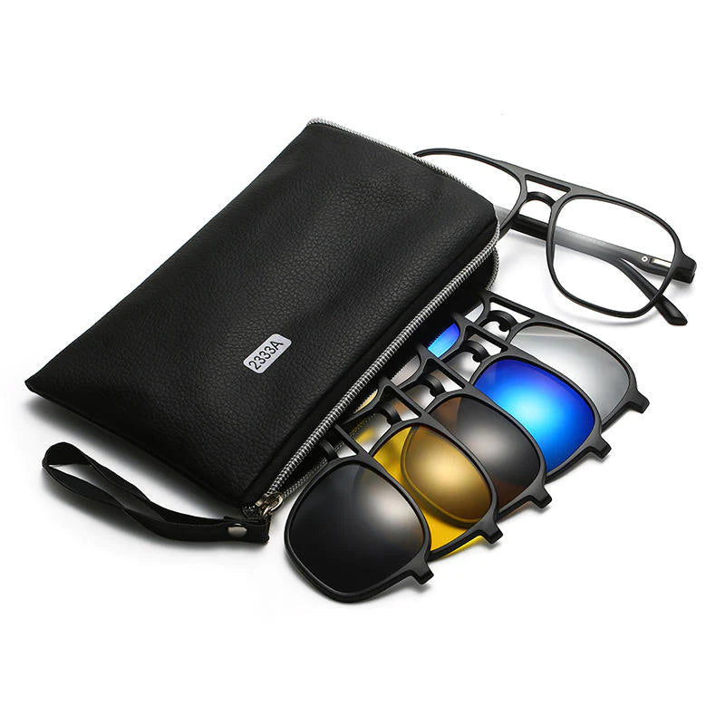 5-IN-1 Magnetic Polarized Sunglasses