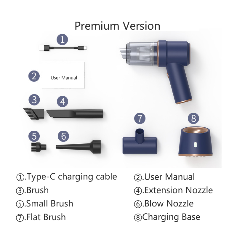 Wireless Charging Handheld Vacuum