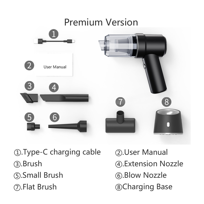 Wireless Charging Handheld Vacuum