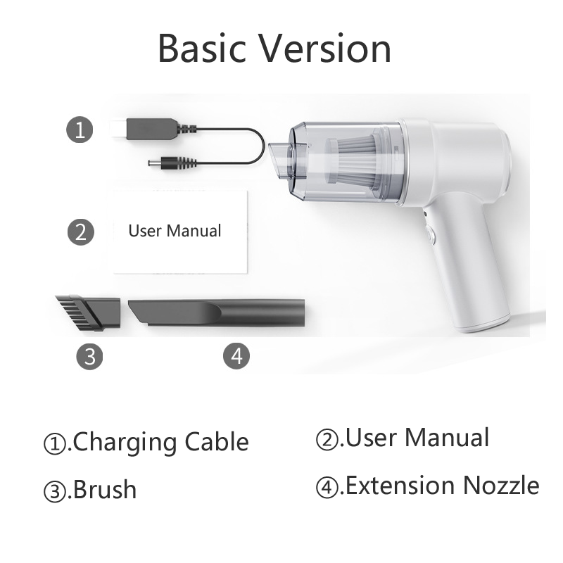 Wireless Charging Handheld Vacuum